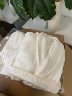 Sortie de bain standard blanc